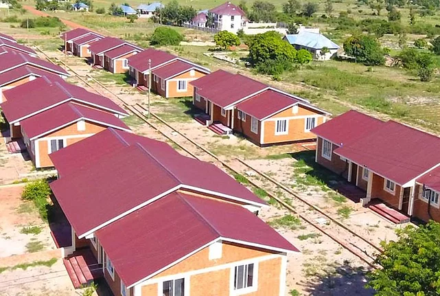 A row of houses
